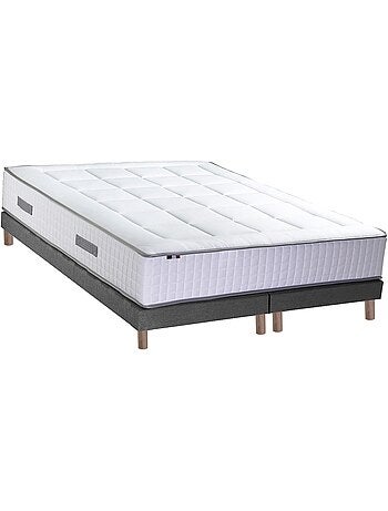 Ensemble matelas mmoire 7 zones BELLAGIO 2 avec sommier tapissier - 2x90 x 200 cm