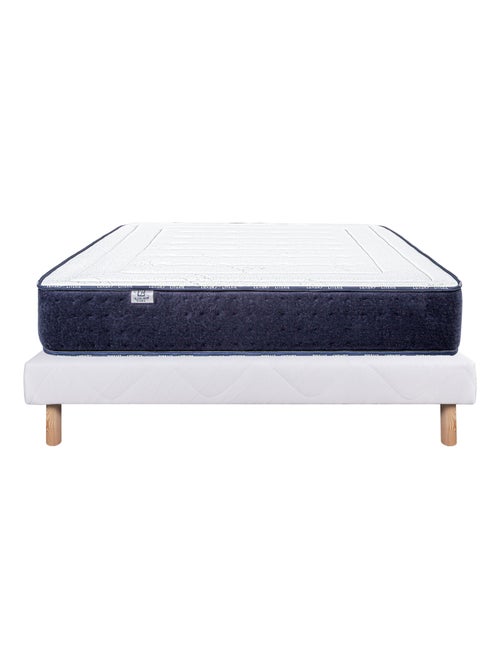 Ensemble matelas mousse 24 cm et sommier blanc - Kiabi
