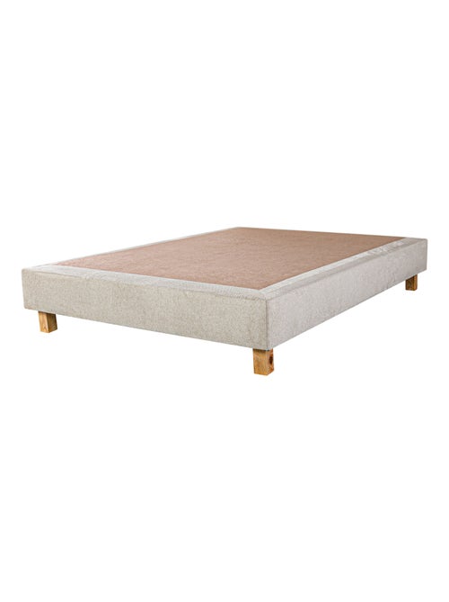 Ensemble matelas mousse 26 cm et sommier beige - Kiabi Ensemble matelas mousse 26 cm et sommier beige - Kiabi