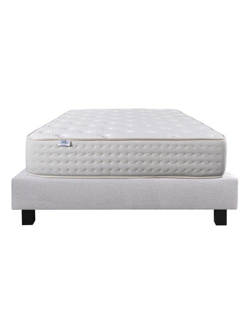 Ensemble matelas mousse 26 cm et sommier gris - Kiabi