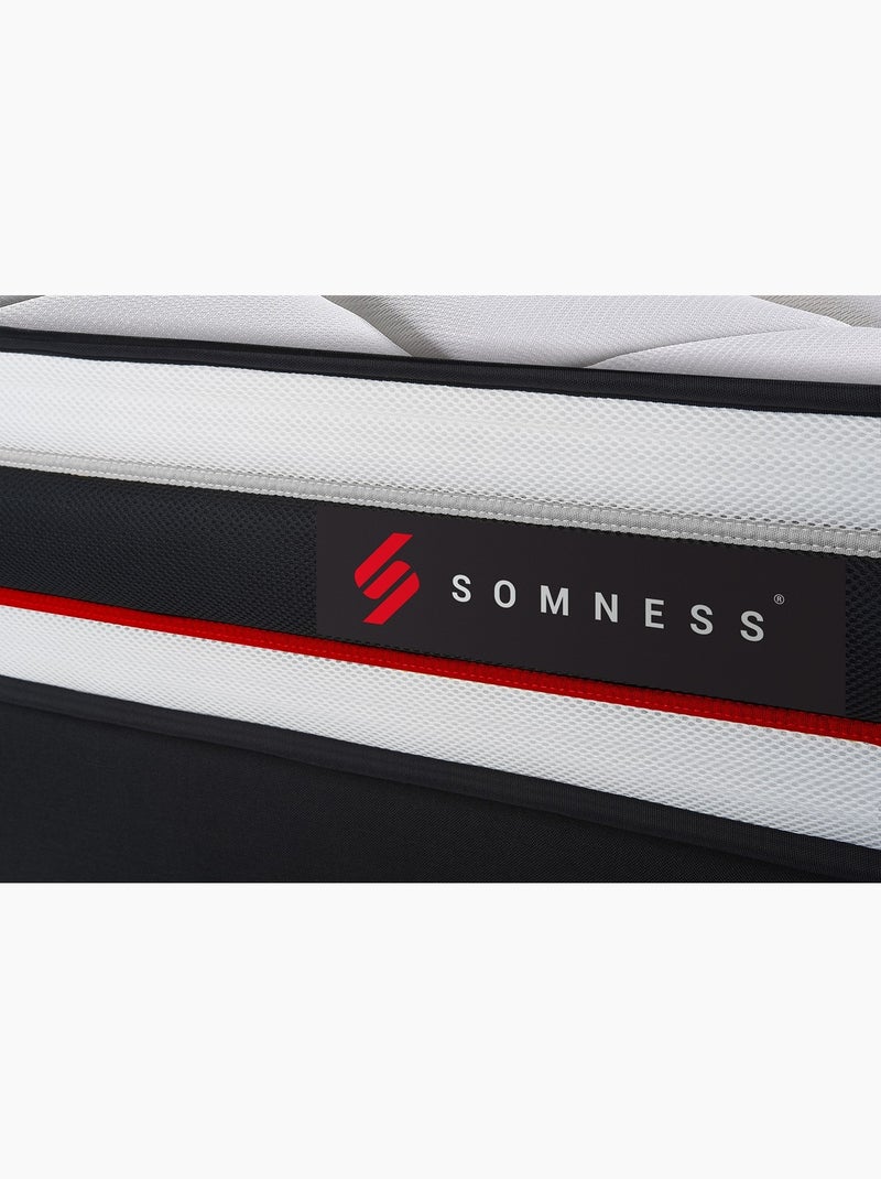 Ensemble Matelas Mousse et Sommier tapissier en kit Blanc - Form Blanc - Kiabi