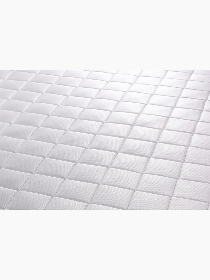 Ensemble Matelas Mousse et Sommier tapissier en kit Blanc - Form Blanc - Kiabi