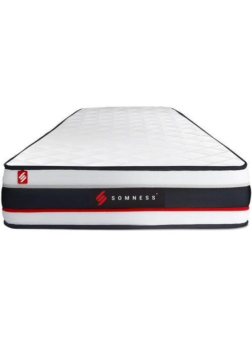 Ensemble Matelas Mousse et Sommier Tapissier multi-lattes Noir - Form - Kiabi