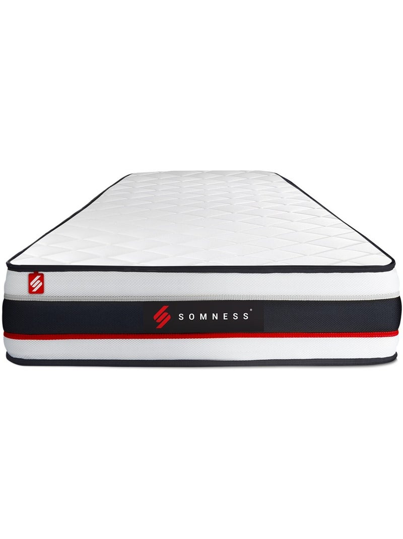 Ensemble Matelas Mousse et Sommier Tapissier multi-lattes Noir - Form Noir - Kiabi