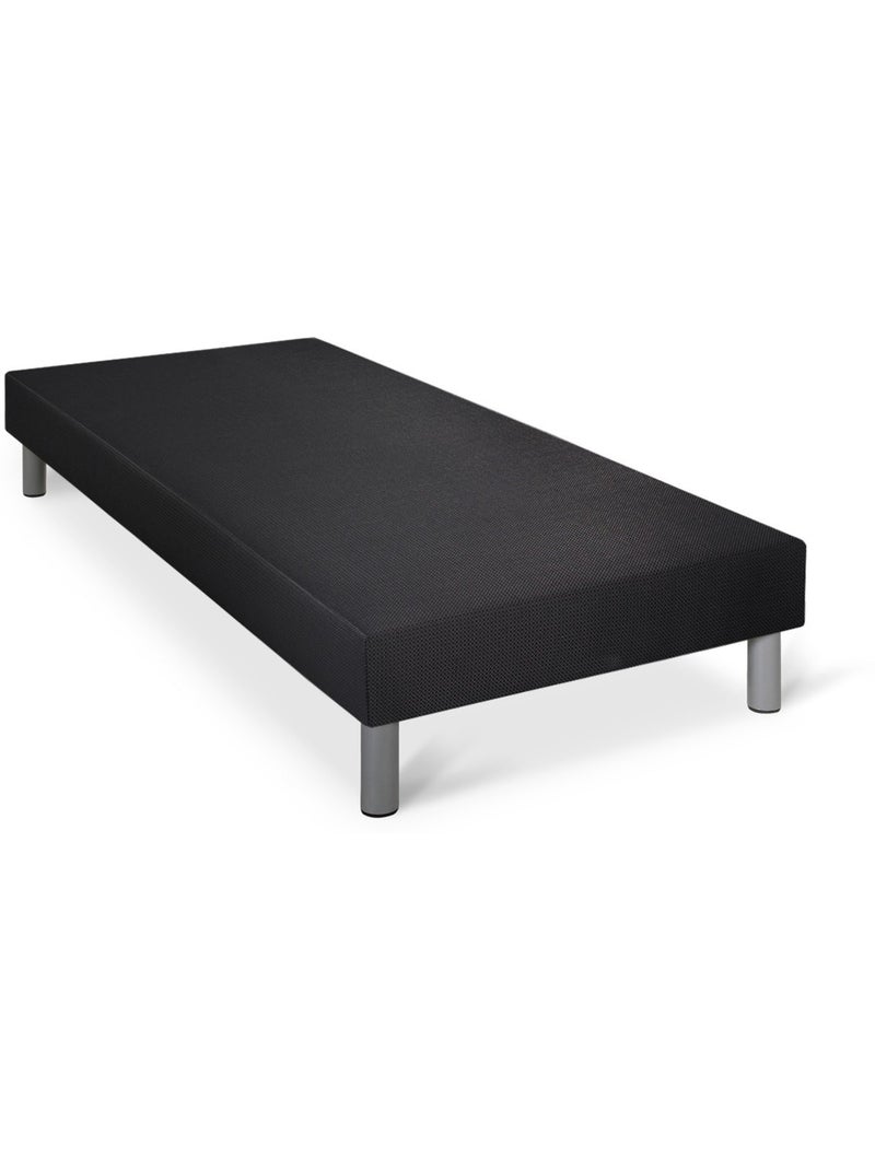 Ensemble Matelas Mousse et Sommier Tapissier multi-lattes Noir - Form Noir - Kiabi