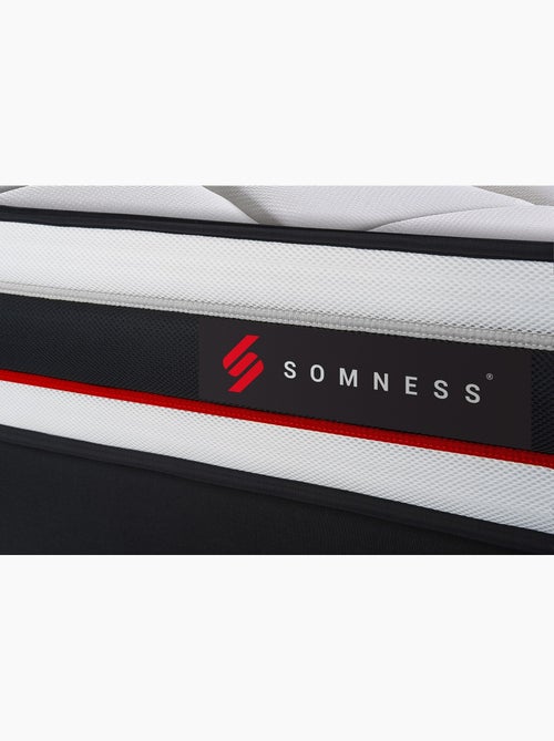 Ensemble Matelas Mousse et Sommier Tapissier multi-lattes Noir - Form - Kiabi