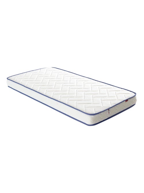 Ensemble matelas mousse ferme et confortable SUN, sommier medium et pieds - Kiabi Ensemble matelas mousse ferme et confortable SUN, sommier medium et pieds - Kiabi