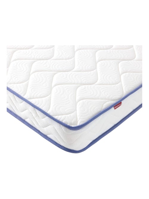 Ensemble matelas mousse ferme et confortable SUN, sommier medium et pieds - Kiabi Ensemble matelas mousse ferme et confortable SUN, sommier medium et pieds - Kiabi
