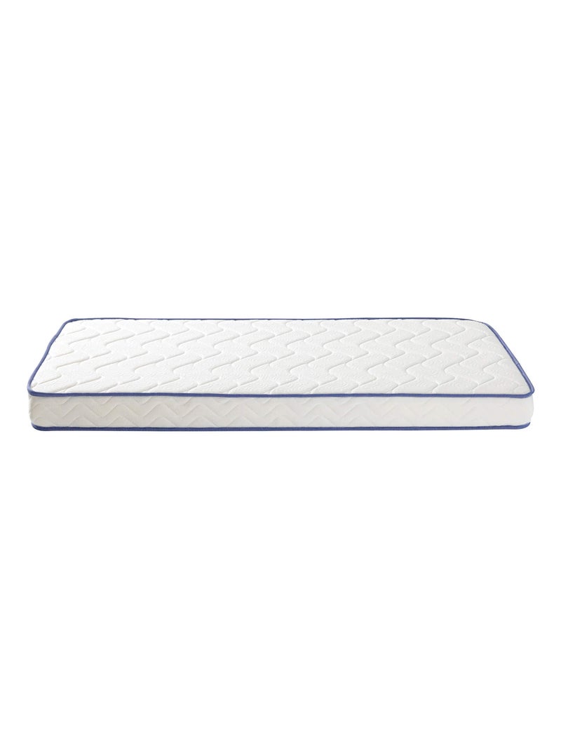 Ensemble matelas mousse ferme et confortable SUN, sommier medium et pieds Blanc - Kiabi
