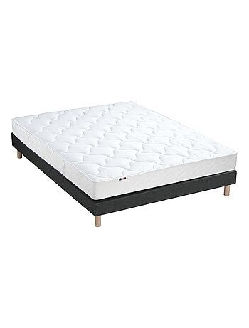 Sommier Cosmos Deco Noir - 90x190 cm - Le Roi du Matelas