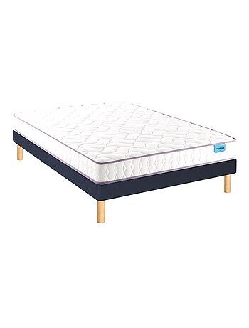 Ensemble matelas mousse haute densité et mémoire de forme CHILL BED, sommier ferme et pieds