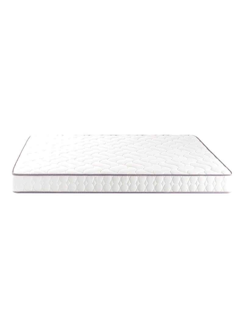 Ensemble matelas mousse haute densité et mémoire de forme CHILL BED, sommier ferme et pieds Blanc - Kiabi