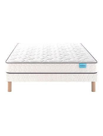 Ensemble matelas mousse haute densité OPTILIT, sommier TWIST et pieds