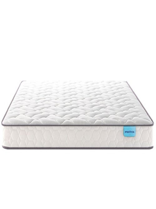 Ensemble matelas mousse haute densité OPTILIT, sommier TWIST et pieds - Kiabi