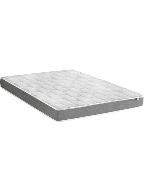 Ensemble matelas mousse haute résilience CIRRUS avec sommier - confort français - Gris chiné - Kiabi Ensemble matelas mousse haute résilience CIRRUS avec sommier - confort français - Gris chiné - Kiabi