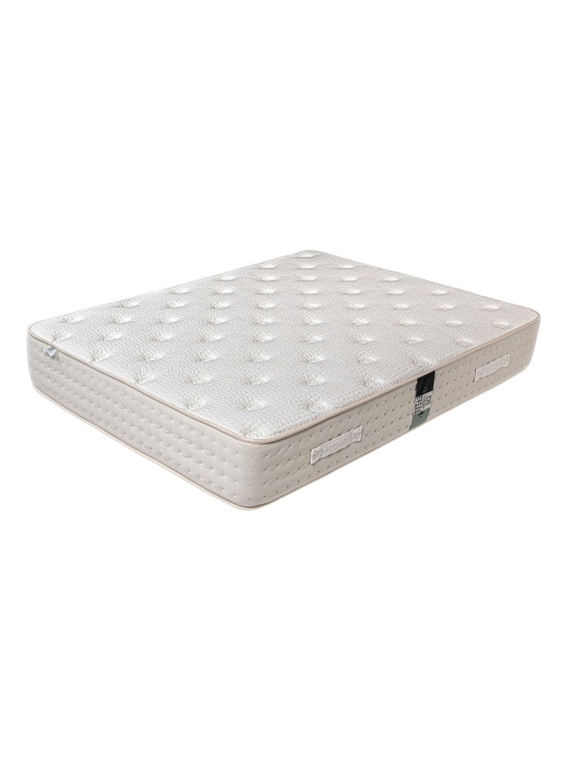 Ensemble matelas mousse mémoire de forme 26 cm et sommier blanc Blanc - Kiabi