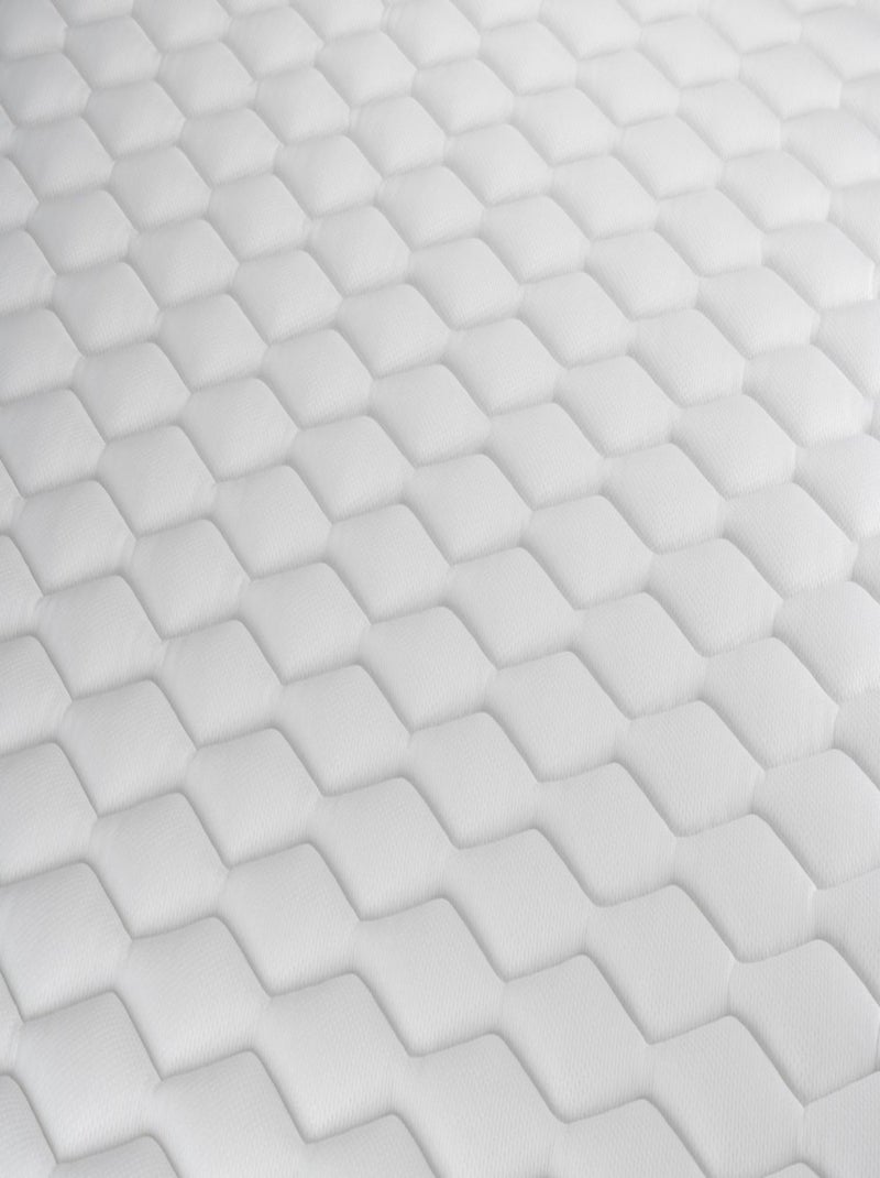 Ensemble Matelas Mousse polyuréthane à mémoire de forme et Sommier tapissier en kit Blanc - VITALPOW Blanc - Kiabi