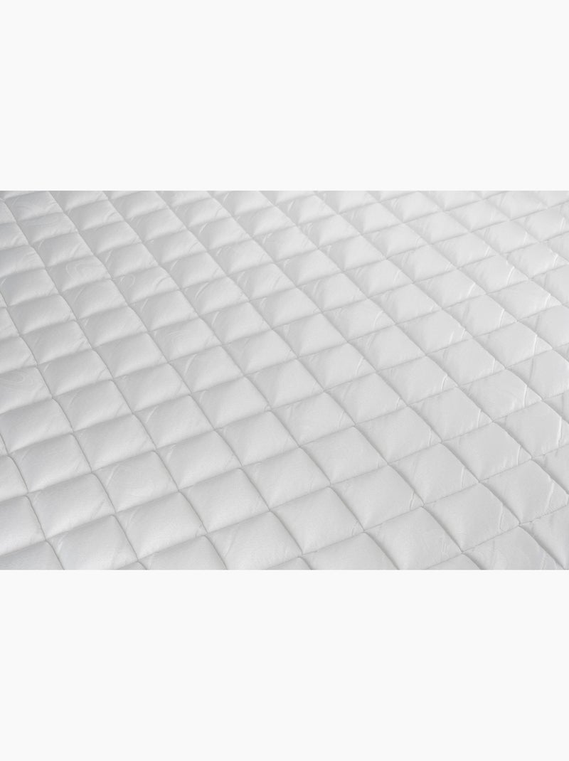Ensemble Matelas Mousse polyuréthane à mémoire de forme et Sommier Tapissier multi-lattes Gris - VI Gris - Kiabi