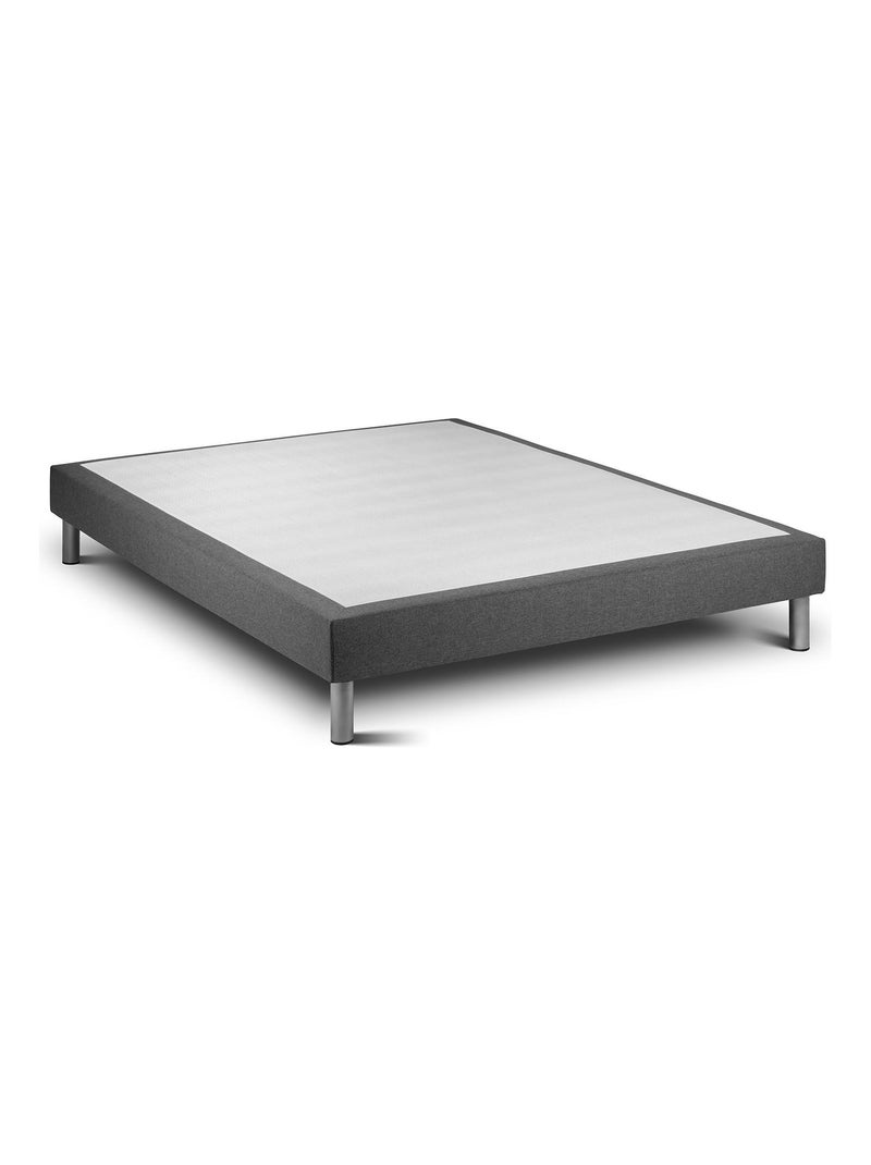 Ensemble Matelas Mousse polyuréthane à mémoire de forme et Sommier Tapissier multi-lattes Gris - VIT Gris - Kiabi