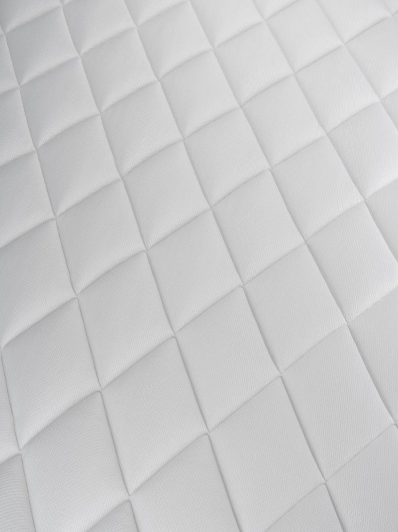 Ensemble Matelas Mousse polyuréthane à mémoire de forme et Sommier Tapissier multi-lattes Gris - VIT Gris - Kiabi