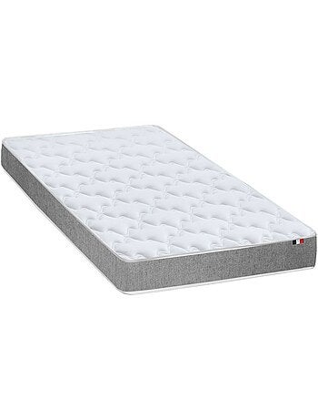 Ensemble matelas mousse réversible STRATUS et sommier - confort français - Sommier - Bleu denim