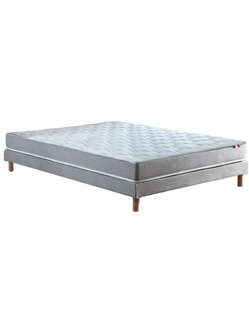 Ensemble matelas mousse réversible STRATUS et sommier - confort français - Sommier - Gris chiné - Kiabi Ensemble matelas mousse réversible STRATUS et sommier - confort français - Sommier - Gris chiné - Kiabi