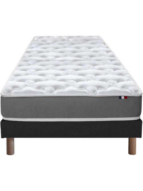 Ensemble matelas mousse réversible STRATUS et sommier - confort français - Sommier - Noir - Kiabi Ensemble matelas mousse réversible STRATUS et sommier - confort français - Sommier - Noir - Kiabi