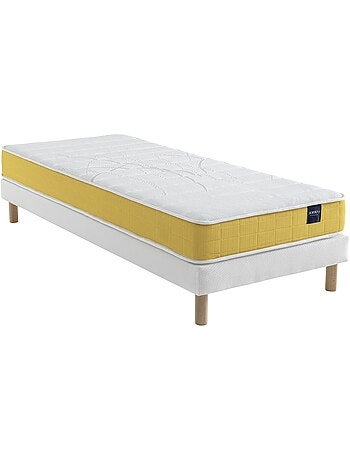 Ensemble matelas mousse, sommier Lune et pieds Aurore 400