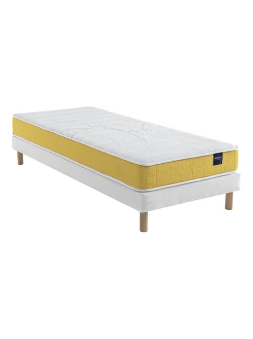 Ensemble matelas mousse, sommier Lune et pieds Aurore 400 - Kiabi