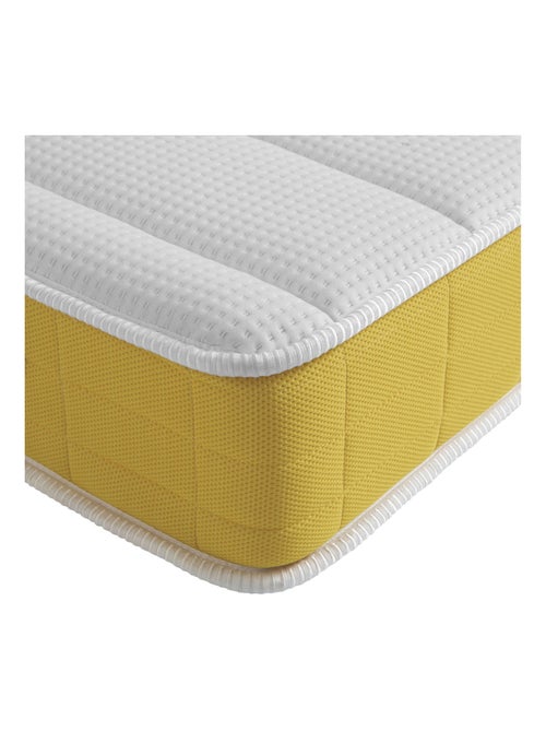 Ensemble matelas mousse, sommier, pieds, couette et oreiller Aurore 400 - Kiabi