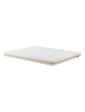 Ensemble matelas mousse, sommier, pieds et tête de lit Aurore 200
