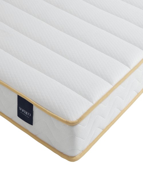 Ensemble matelas mousse, sommier, pieds et tête de lit Aurore 300 - Kiabi