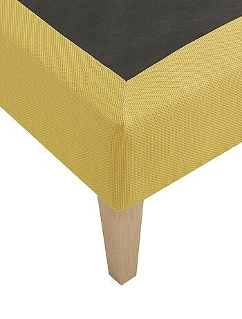 Ensemble matelas mousse, sommier, pieds, tête de lit, couette et oreiller Aurore 100
