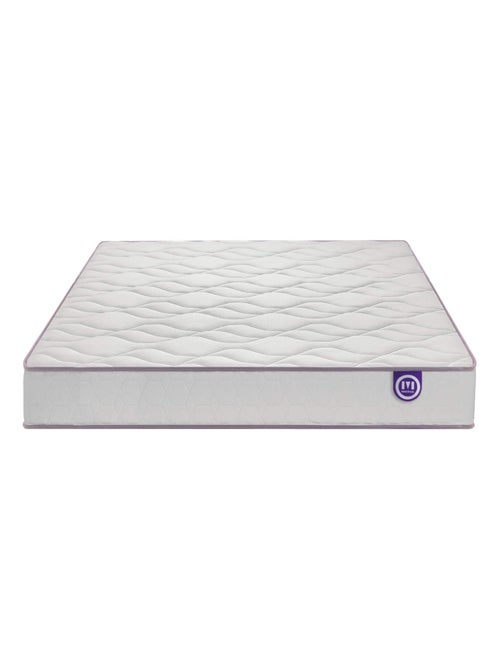 Ensemble matelas mousse WISE, sommier en kit déco et pieds - Kiabi