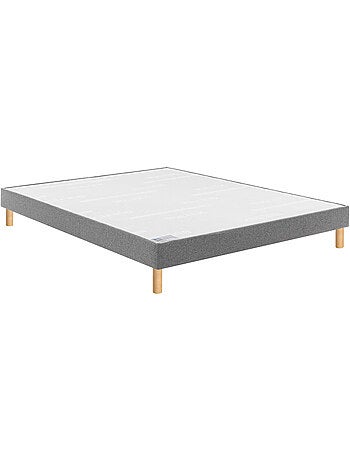 Ensemble matelas nano confort ferme TRACKY, sommier VIGOROSO et pieds