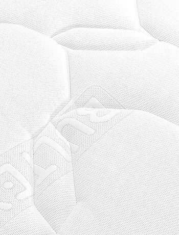 Ensemble matelas nano et mousse bodysoft ESSENTIAL, sommier Vigoroso gris fumé et pieds