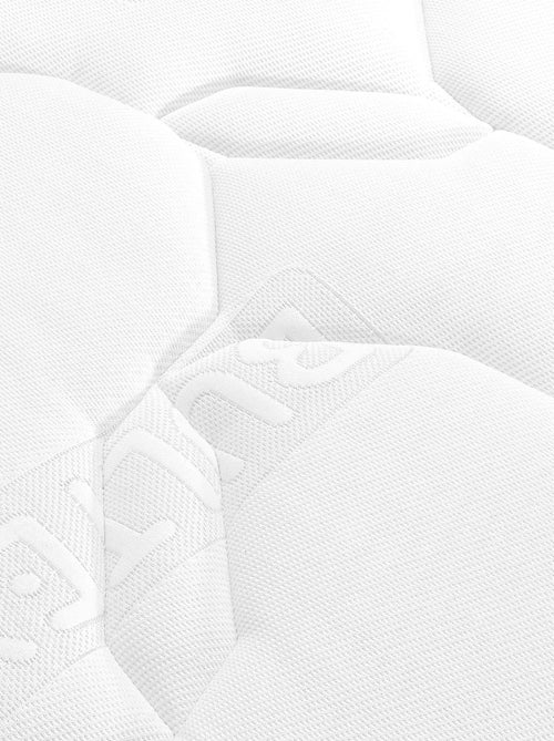 Ensemble matelas nano et mousse bodysoft ESSENTIAL, sommier Vigoroso gris fumé et pieds - Kiabi