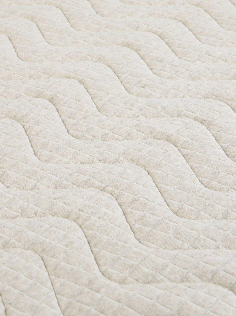 Ensemble matelas naturel latex naturel, sommier et pieds Aube 700 Ecru - Kiabi