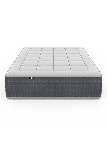 Ensemble Matelas Ressort 7 zones H.30cm + Sommier + couette + oreillers MAX - 140 x 190 cm