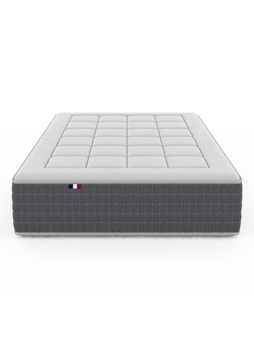 Ensemble Matelas Ressort 7 zones H.30cm + Sommier + couette + oreillers MAX - 140 x 190 cm - Kiabi