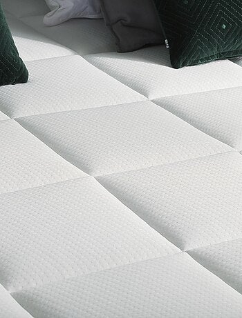 Ensemble matelas Ressort 7 zones + sommier + oreiller + couette FABRICATION FRANCAISE