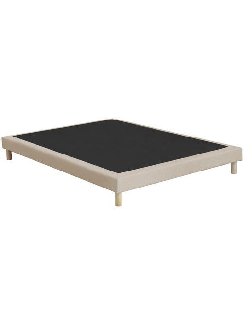 Ensemble matelas ressort, H28, accueil memoire de forme, sommier et tete de lit beige - Kiabi Ensemble matelas ressort, H28, accueil memoire de forme, sommier et tete de lit beige - Kiabi