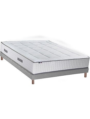 Ensemble matelas Ressorts 7 zones H28cm + sommier PALACIO 2 FABRICATION FRANCAISE - 140 x 190 cm