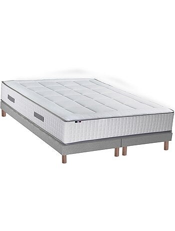 Ensemble matelas Ressorts 7 zones H28cm + sommier PALACIO 2 FABRICATION FRANCAISE - 2x80 x 200 cm