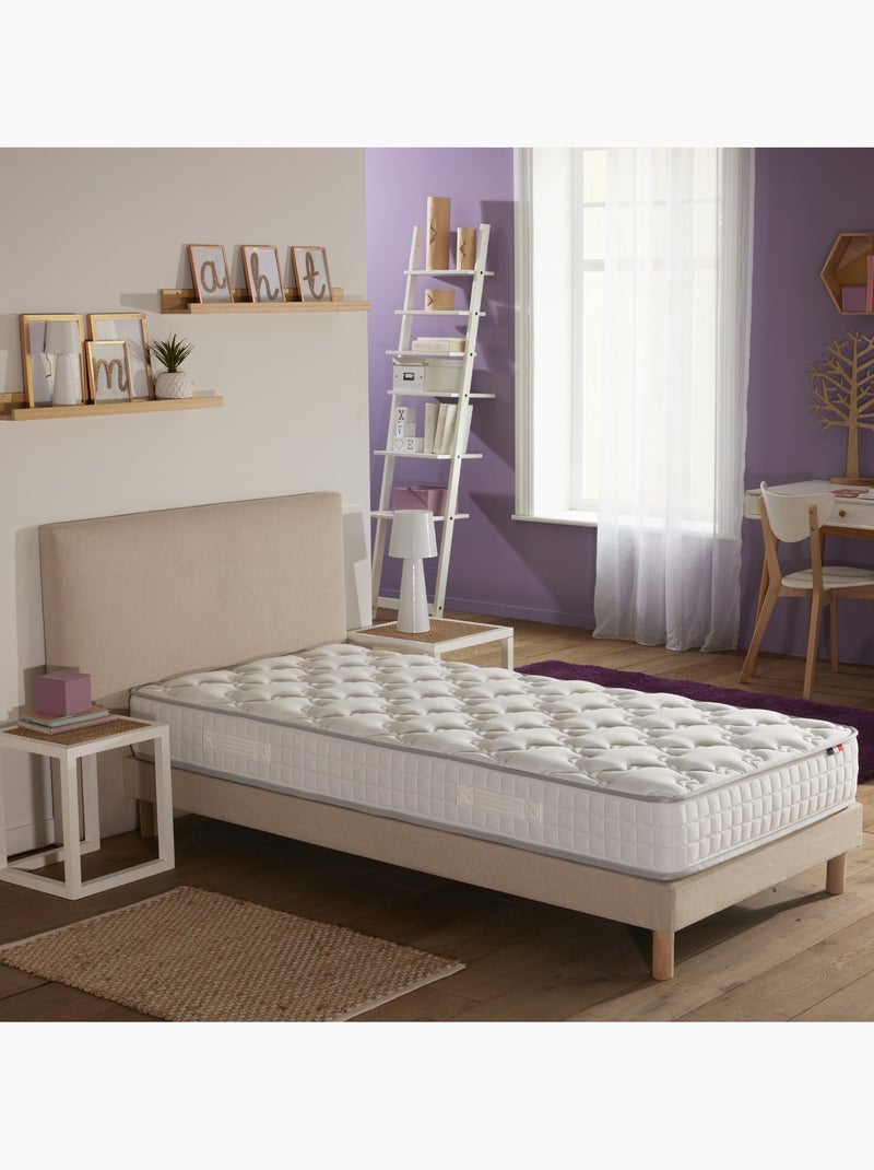 Ensemble matelas ressorts ASTRE + sommier pour un confort durable - Sommier - Beige Beige clair - Kiabi