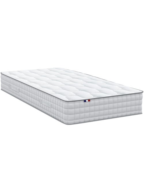 Ensemble Matelas Ressorts COSMOS + Sommier Made in France , Sommier Bleu denim - Kiabi