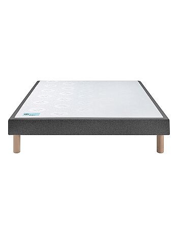 Ensemble matelas ressorts ensachés et mémoire de forme BEAUTY BED, sommier medium et pieds