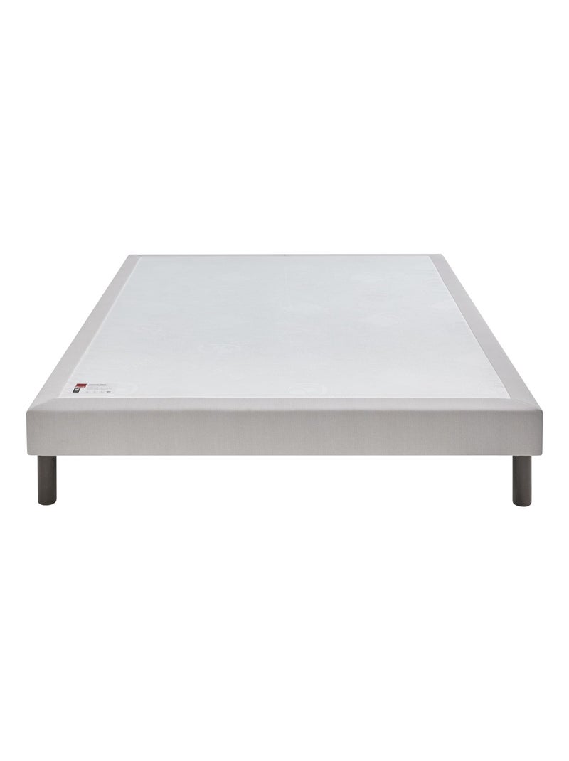 Ensemble matelas ressorts ensachés et mémoire de forme DESTINATION, sommier confort ferme et pieds Blanc - Kiabi