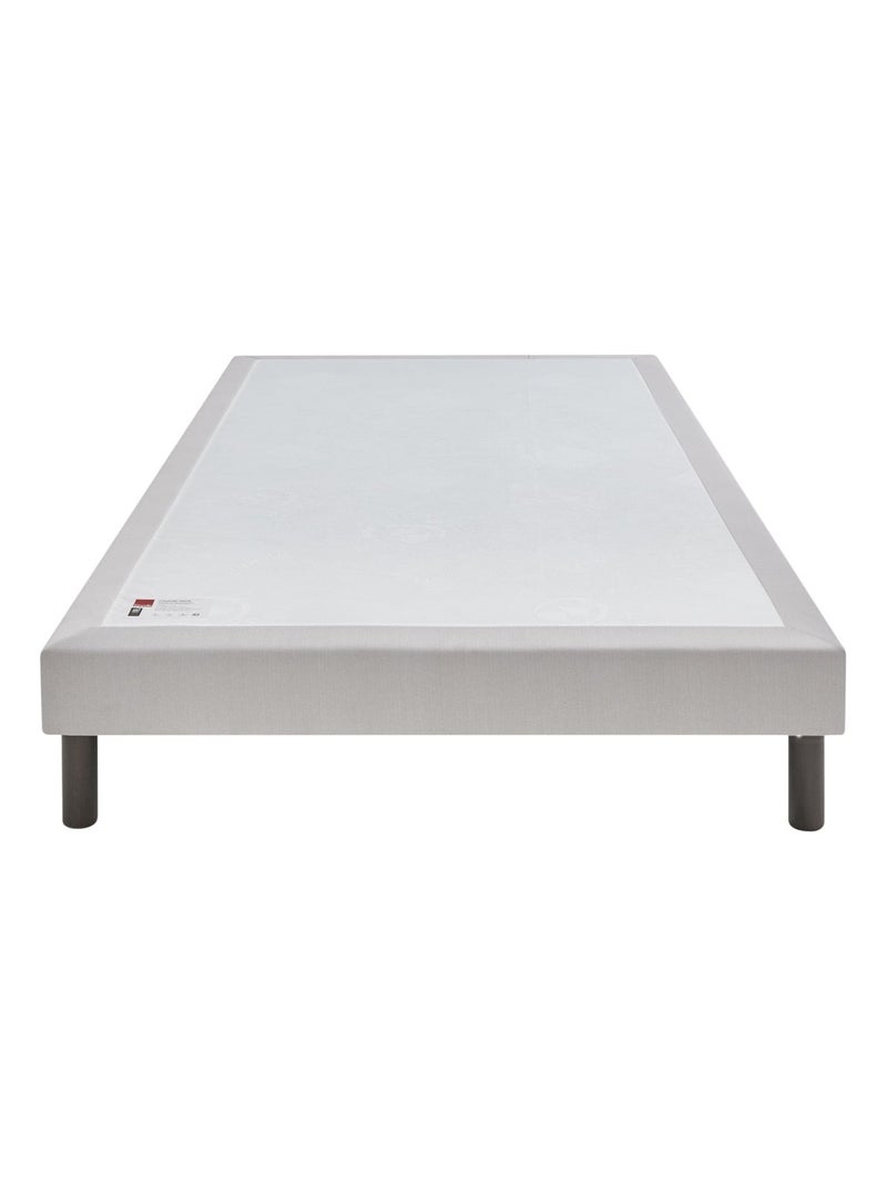Ensemble matelas ressorts ensachés et mémoire de forme DESTINATION, sommier confort ferme et pieds Blanc - Kiabi