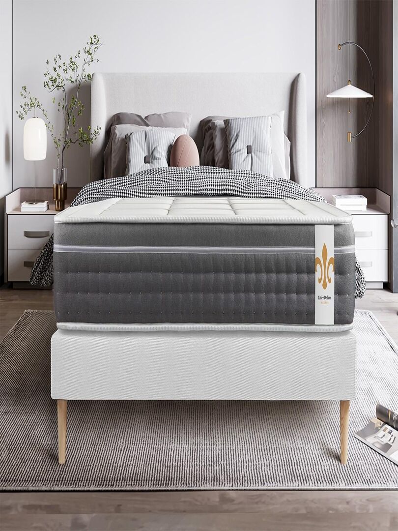 Matelas Hybride 160x200 Cm - VICTORIA - Accueil Mémoire De Forme Ressorts Ensaches 30cm